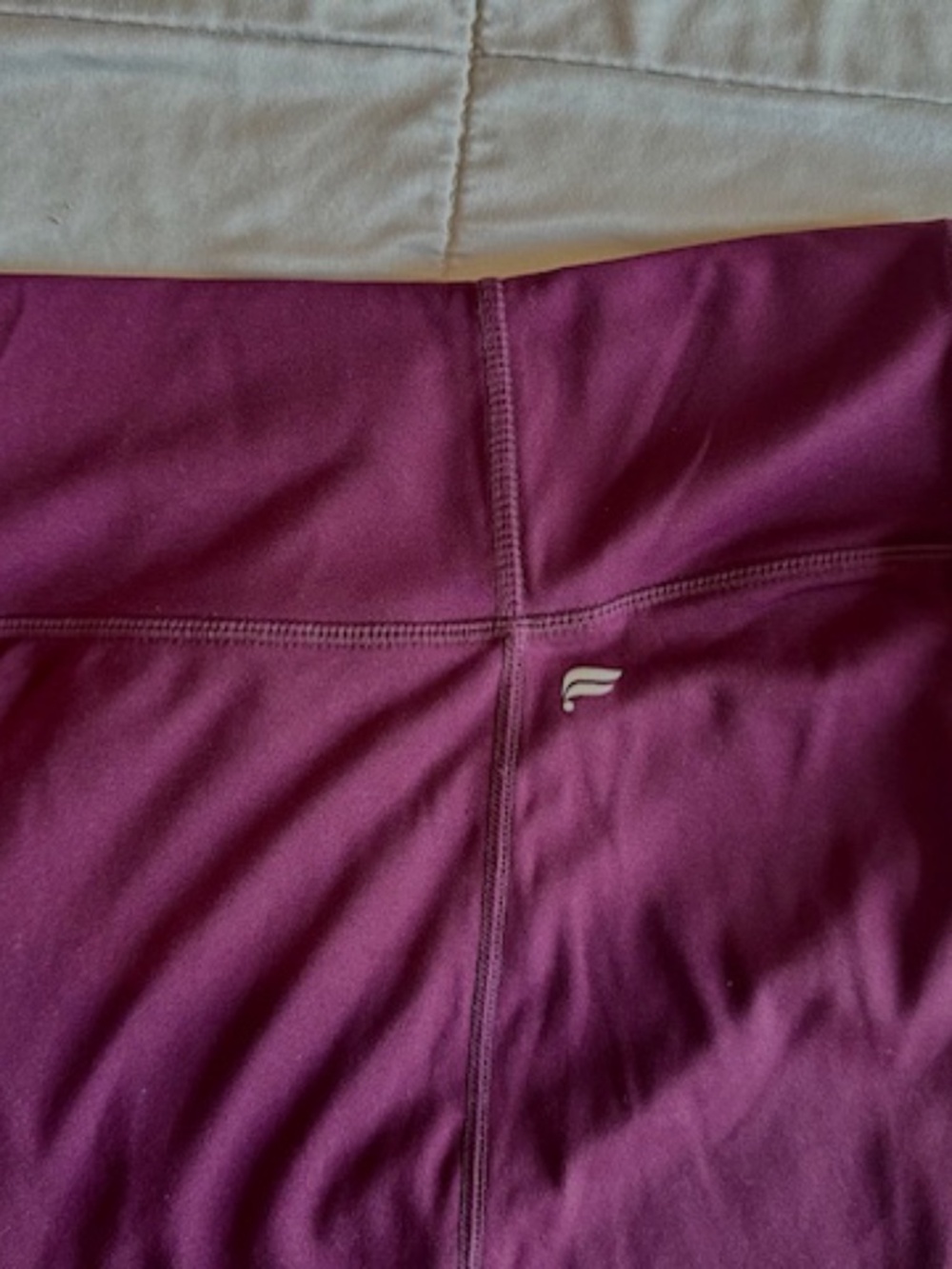 Fabletics Motion365 Burgundy High Waisted Leggings - Picture 4 of 9